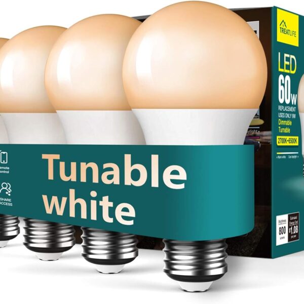 TREATLIFE Smart Light Bulbs Cool White