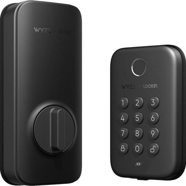 Wyze Lock Bolt, Fingerprint Keyless Entry Door Auto-Lock, Smart Bluetooth Deadbolt Replacement
